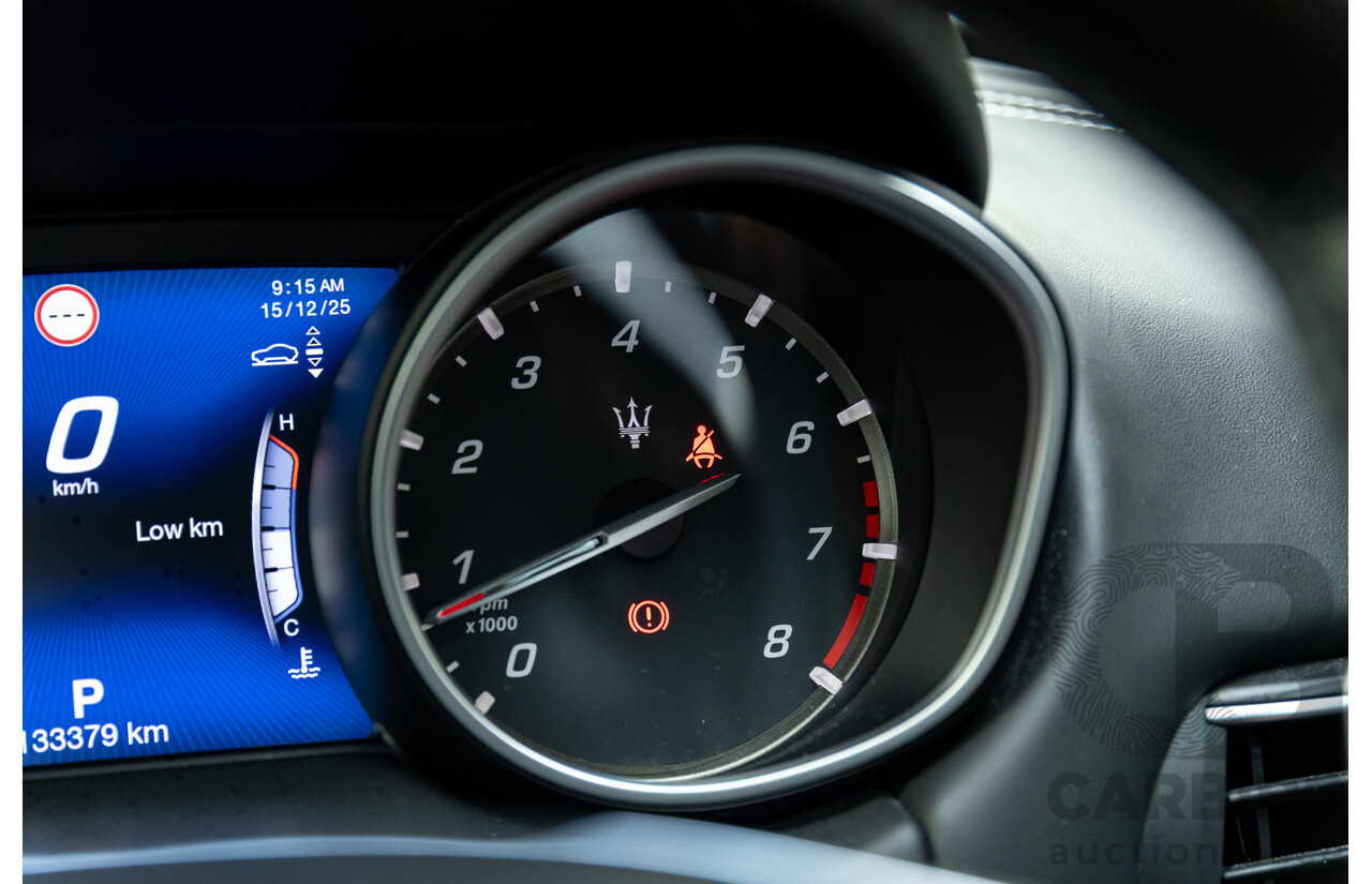 07/2018 Maserati Levante S Granlusso (AWD) M161 MY18 4d Wagon Bianco Neve Twin Turbo V6 3.0L