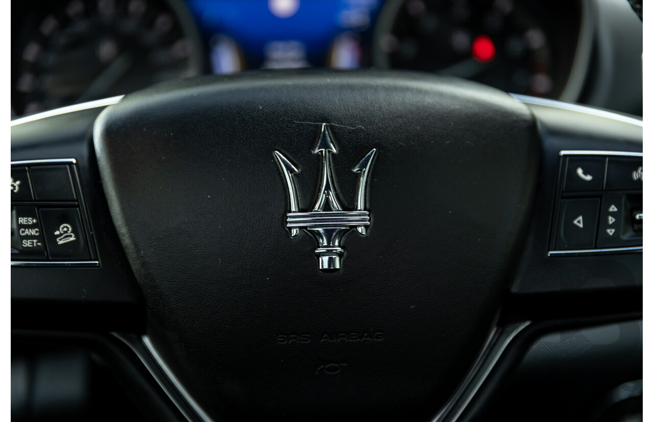 07/2018 Maserati Levante S Granlusso (AWD) M161 MY18 4d Wagon Bianco Neve Twin Turbo V6 3.0L