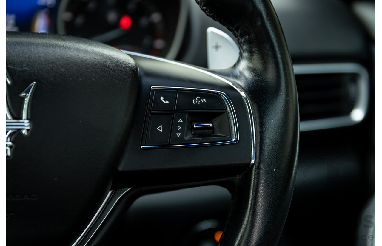 07/2018 Maserati Levante S Granlusso (AWD) M161 MY18 4d Wagon Bianco Neve Twin Turbo V6 3.0L