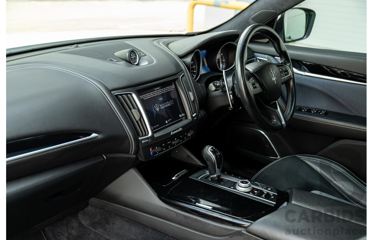 07/2018 Maserati Levante S Granlusso (AWD) M161 MY18 4d Wagon Bianco Neve Twin Turbo V6 3.0L