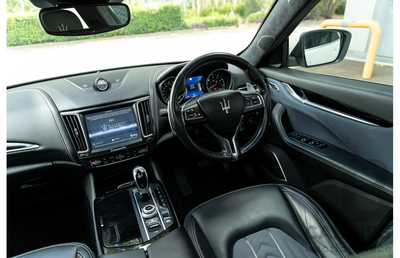 07/2018 Maserati Levante S Granlusso (AWD) M161 MY18 4d Wagon Bianco Neve Twin Turbo V6 3.0L