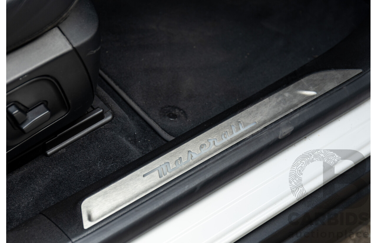 07/2018 Maserati Levante S Granlusso (AWD) M161 MY18 4d Wagon Bianco Neve Twin Turbo V6 3.0L