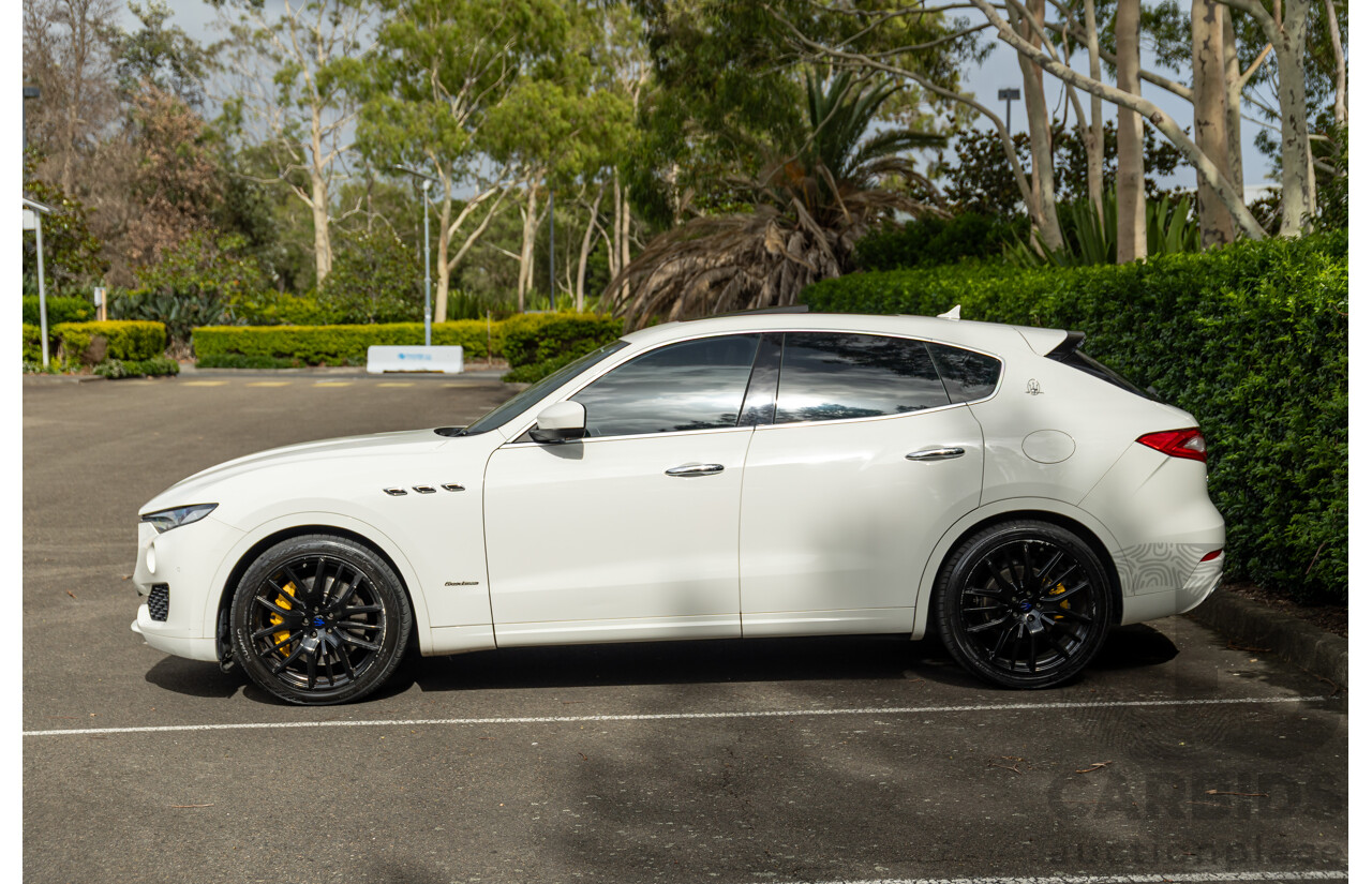 07/2018 Maserati Levante S Granlusso (AWD) M161 MY18 4d Wagon Bianco Neve Twin Turbo V6 3.0L