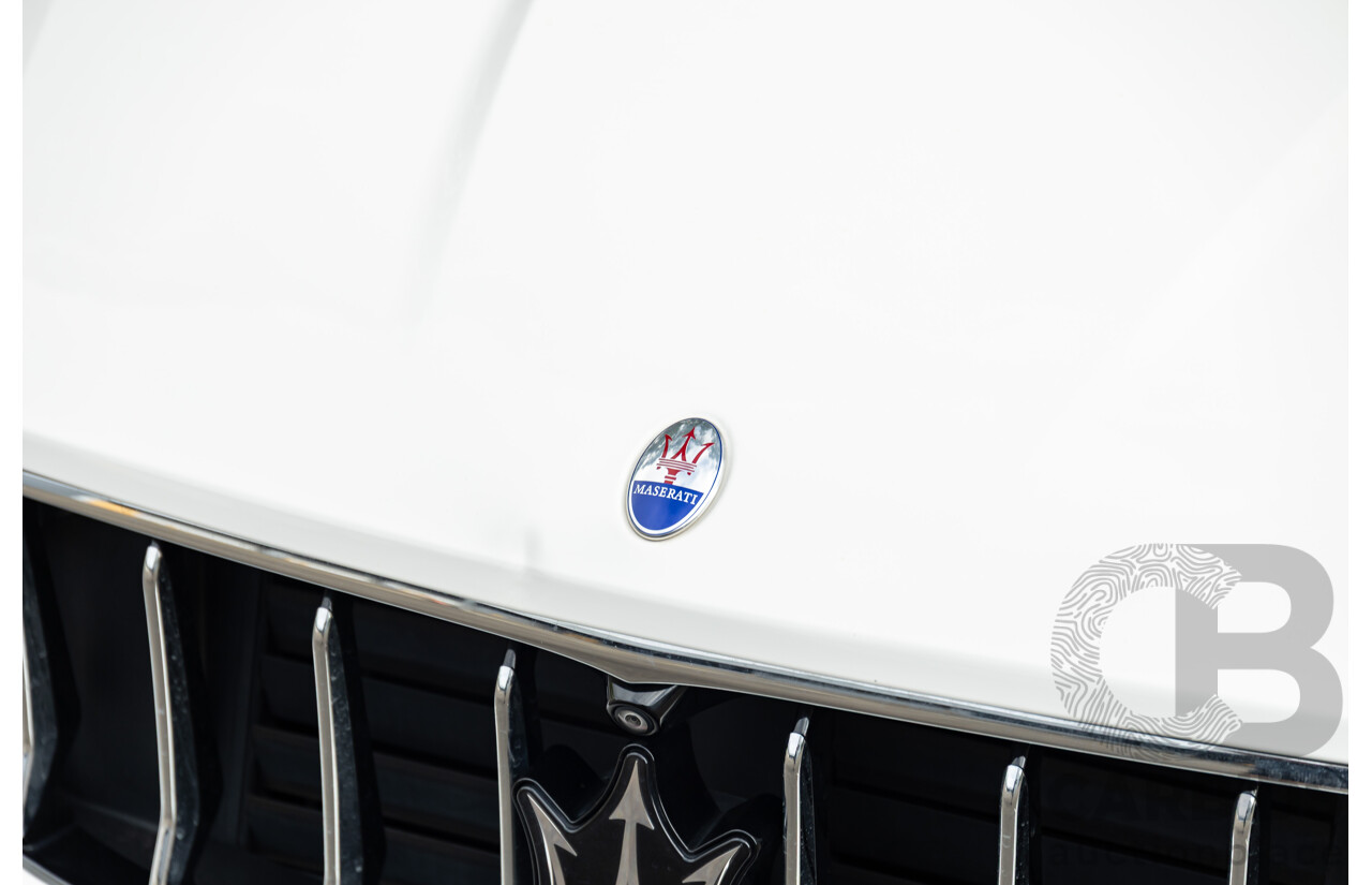 07/2018 Maserati Levante S Granlusso (AWD) M161 MY18 4d Wagon Bianco Neve Twin Turbo V6 3.0L