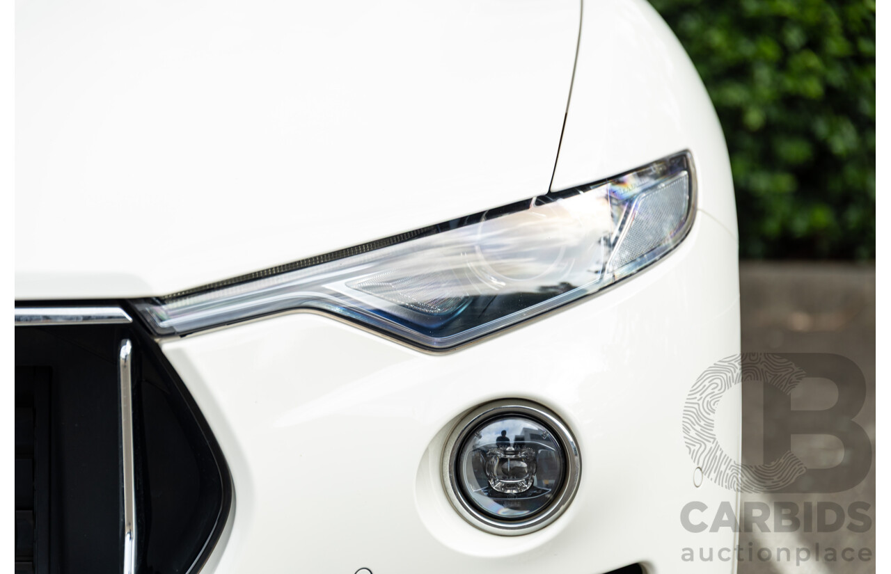 07/2018 Maserati Levante S Granlusso (AWD) M161 MY18 4d Wagon Bianco Neve Twin Turbo V6 3.0L