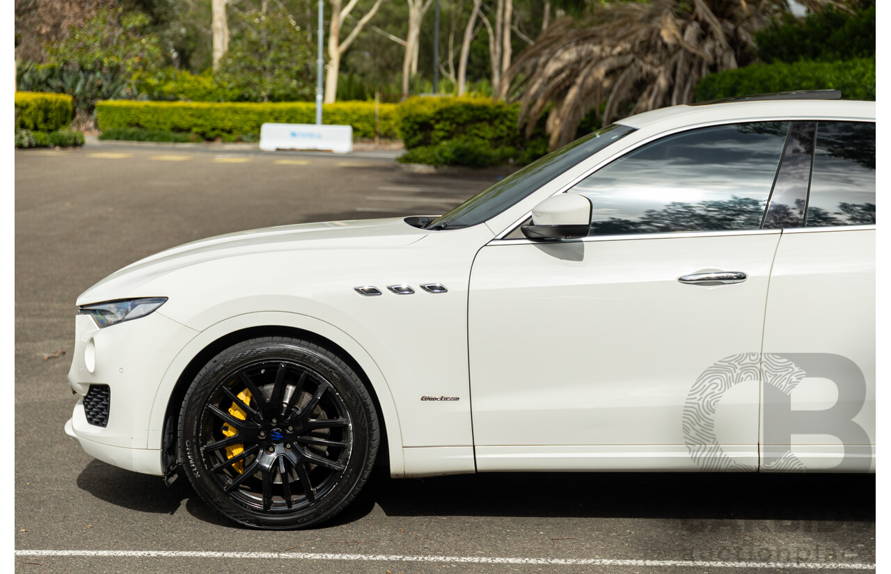 07/2018 Maserati Levante S Granlusso (AWD) M161 MY18 4d Wagon Bianco Neve Twin Turbo V6 3.0L