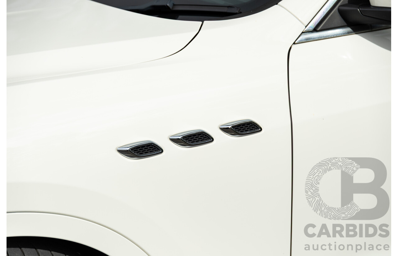07/2018 Maserati Levante S Granlusso (AWD) M161 MY18 4d Wagon Bianco Neve Twin Turbo V6 3.0L
