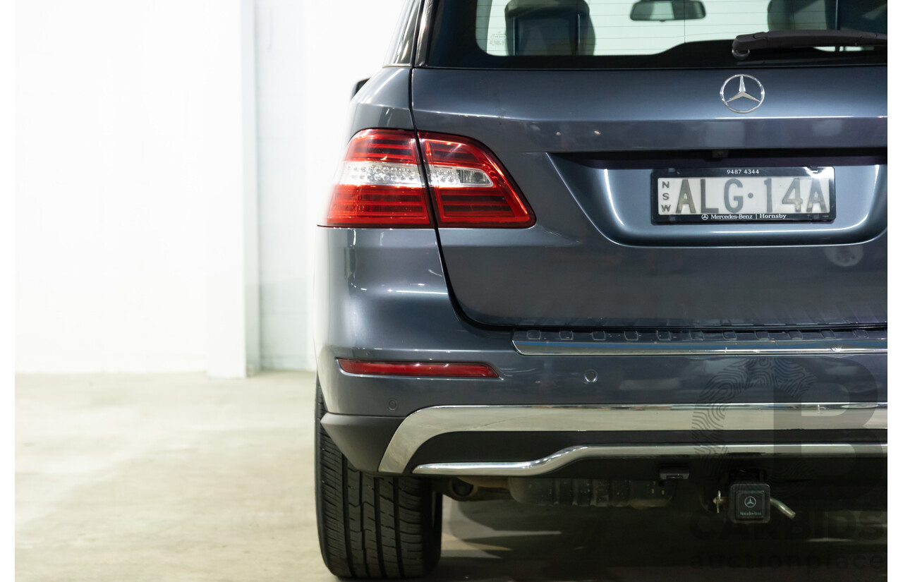 5/2012 Mercedes-Benz ML 250 CDI Bluetec (4x4) 166 4d Wagon Tenorite Grey Metallic Turbo Diesel 2.1L