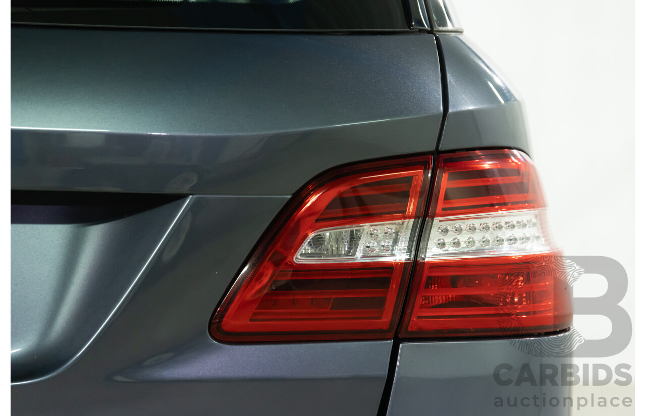 5/2012 Mercedes-Benz ML 250 CDI Bluetec (4x4) 166 4d Wagon Tenorite Grey Metallic Turbo Diesel 2.1L
