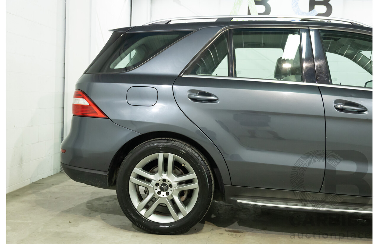 5/2012 Mercedes-Benz ML 250 CDI Bluetec (4x4) 166 4d Wagon Tenorite Grey Metallic Turbo Diesel 2.1L