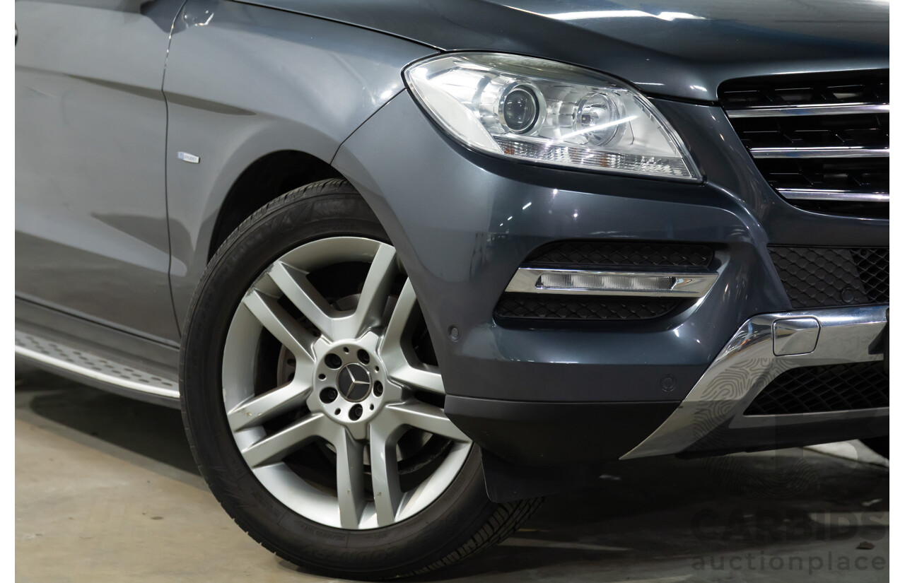 5/2012 Mercedes-Benz ML 250 CDI Bluetec (4x4) 166 4d Wagon Tenorite Grey Metallic Turbo Diesel 2.1L