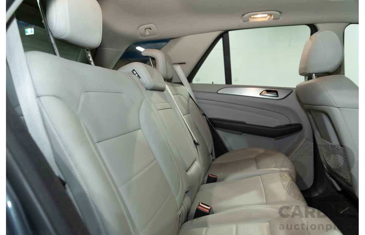 5/2012 Mercedes-Benz ML 250 CDI Bluetec (4x4) 166 4d Wagon Tenorite Grey Metallic Turbo Diesel 2.1L