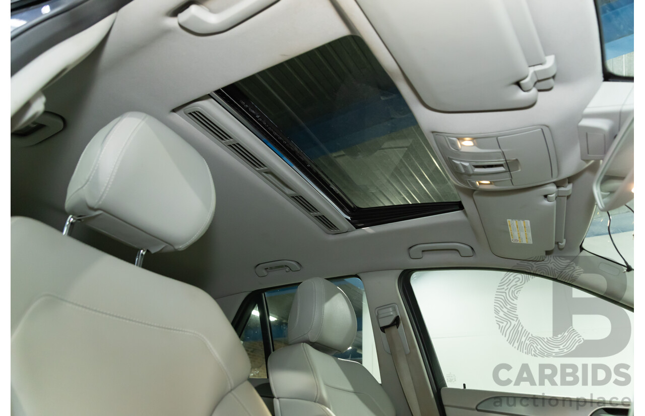 5/2012 Mercedes-Benz ML 250 CDI Bluetec (4x4) 166 4d Wagon Tenorite Grey Metallic Turbo Diesel 2.1L