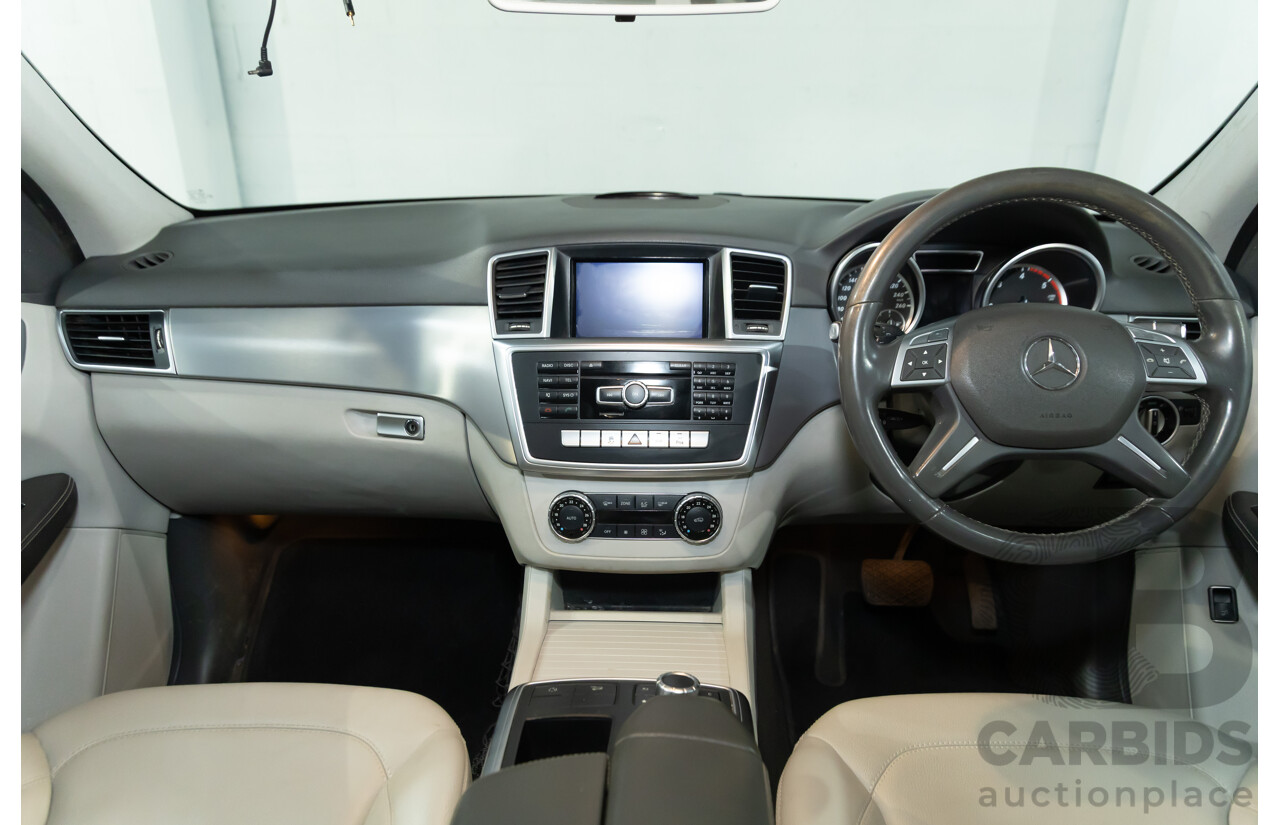5/2012 Mercedes-Benz ML 250 CDI Bluetec (4x4) 166 4d Wagon Tenorite Grey Metallic Turbo Diesel 2.1L