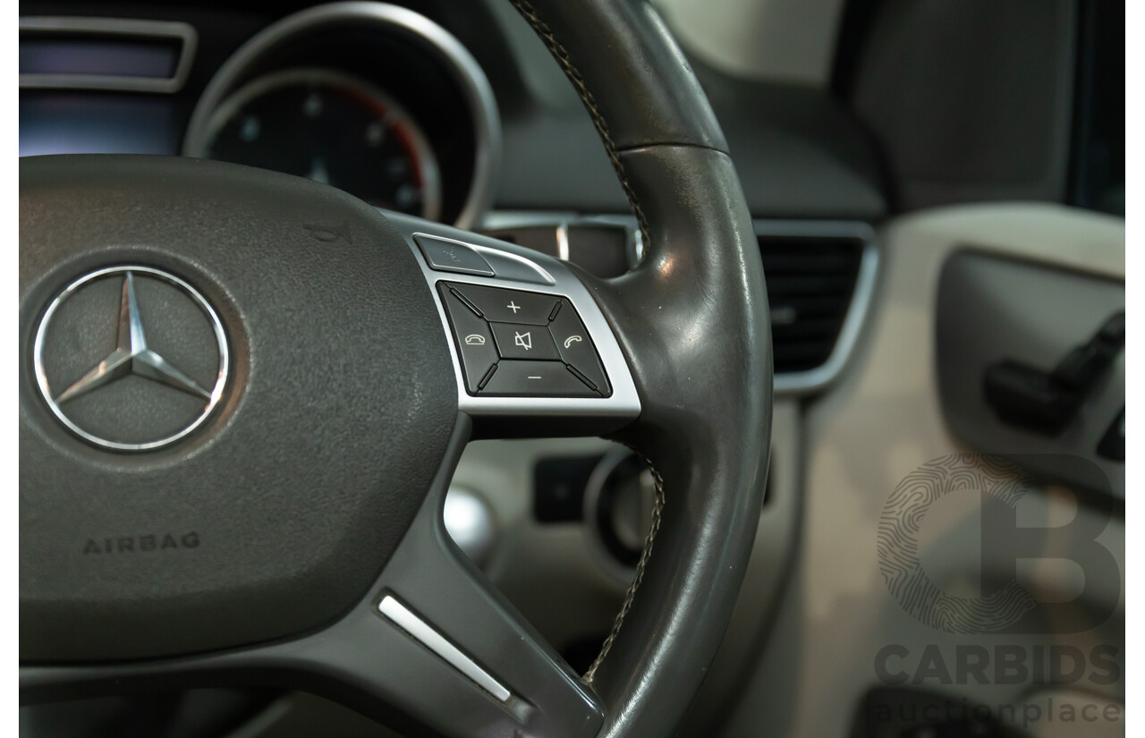 5/2012 Mercedes-Benz ML 250 CDI Bluetec (4x4) 166 4d Wagon Tenorite Grey Metallic Turbo Diesel 2.1L