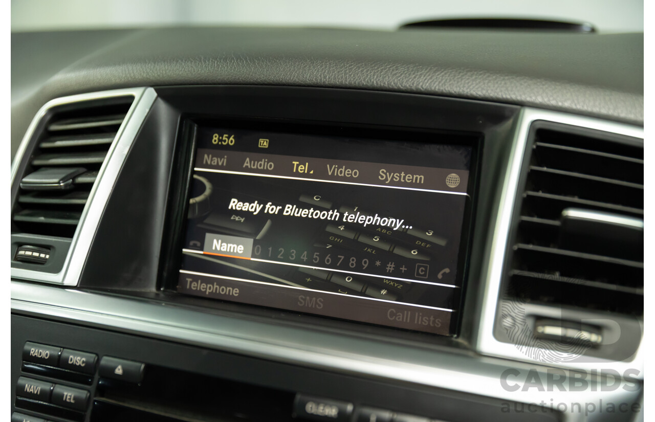 5/2012 Mercedes-Benz ML 250 CDI Bluetec (4x4) 166 4d Wagon Tenorite Grey Metallic Turbo Diesel 2.1L