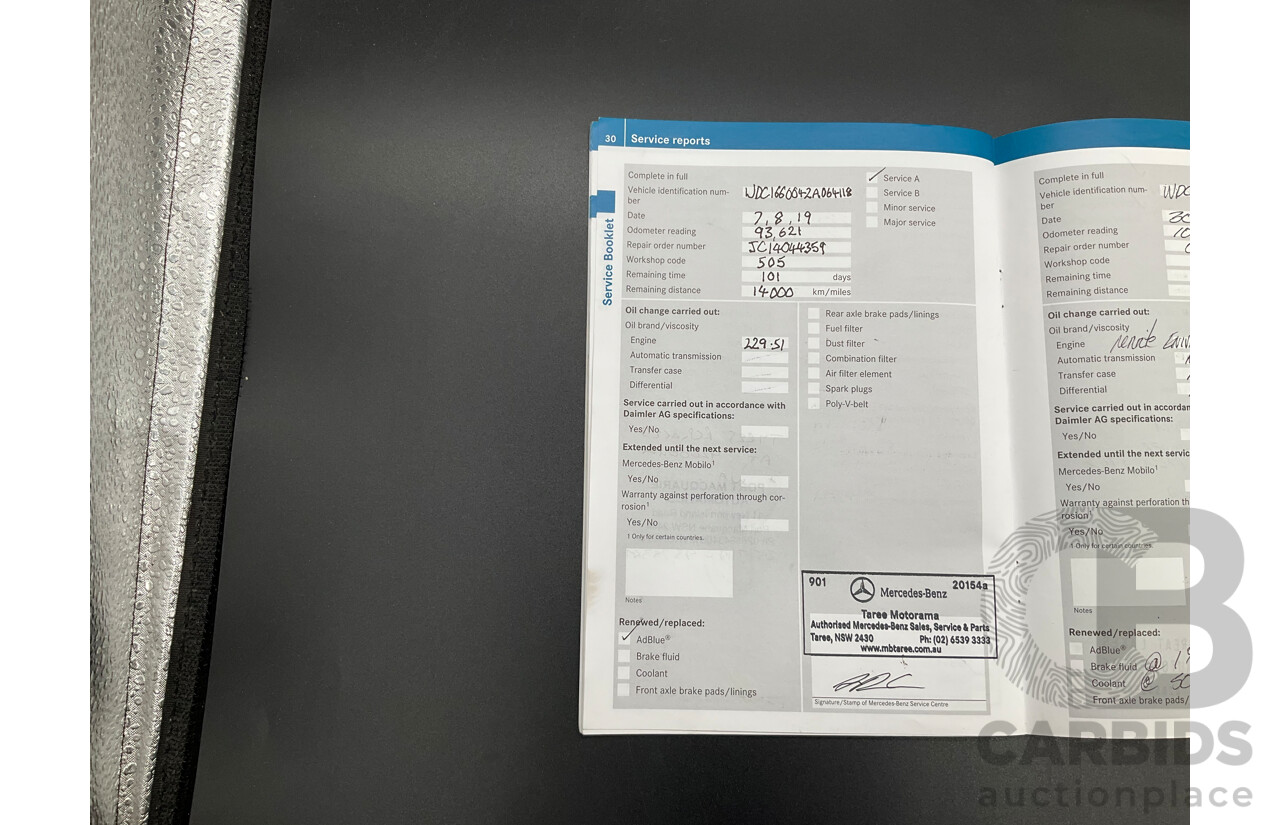 5/2012 Mercedes-Benz ML 250 CDI Bluetec (4x4) 166 4d Wagon Tenorite Grey Metallic Turbo Diesel 2.1L