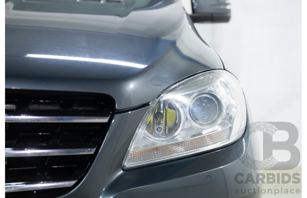 5/2012 Mercedes-Benz ML 250 CDI Bluetec (4x4) 166 4d Wagon Tenorite Grey Metallic Turbo Diesel 2.1L