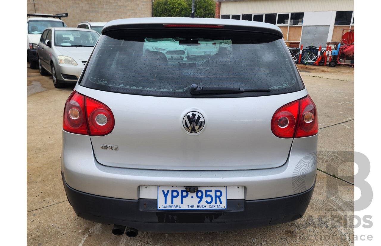 5/2008 Volkswagen Golf GTi 1K MY08 UPGRADE 5d Hatchback Silver 2.0L