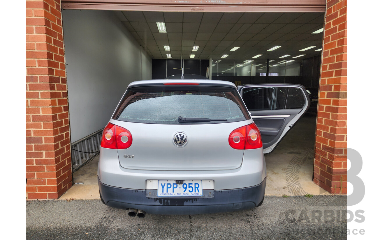 5/2008 Volkswagen Golf GTi 1K MY08 UPGRADE 5d Hatchback Silver 2.0L
