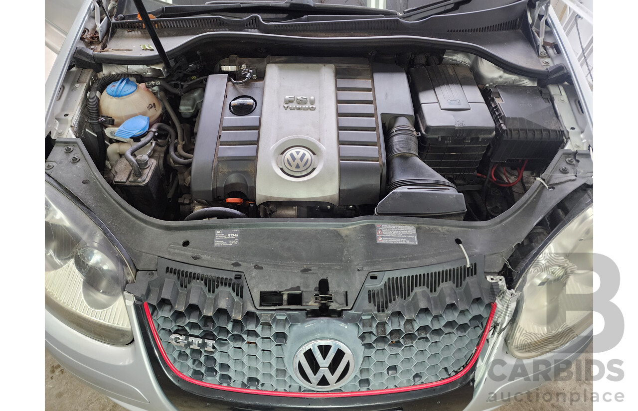5/2008 Volkswagen Golf GTi 1K MY08 UPGRADE 5d Hatchback Silver 2.0L