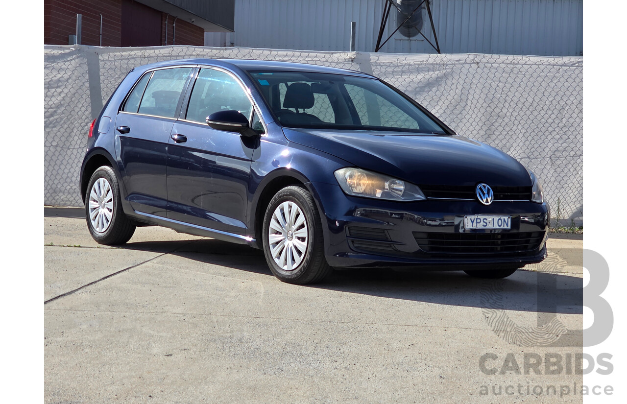 10/2013 Volkswagen Golf 90 TSI AU 5d Hatchback Blue 1.4L