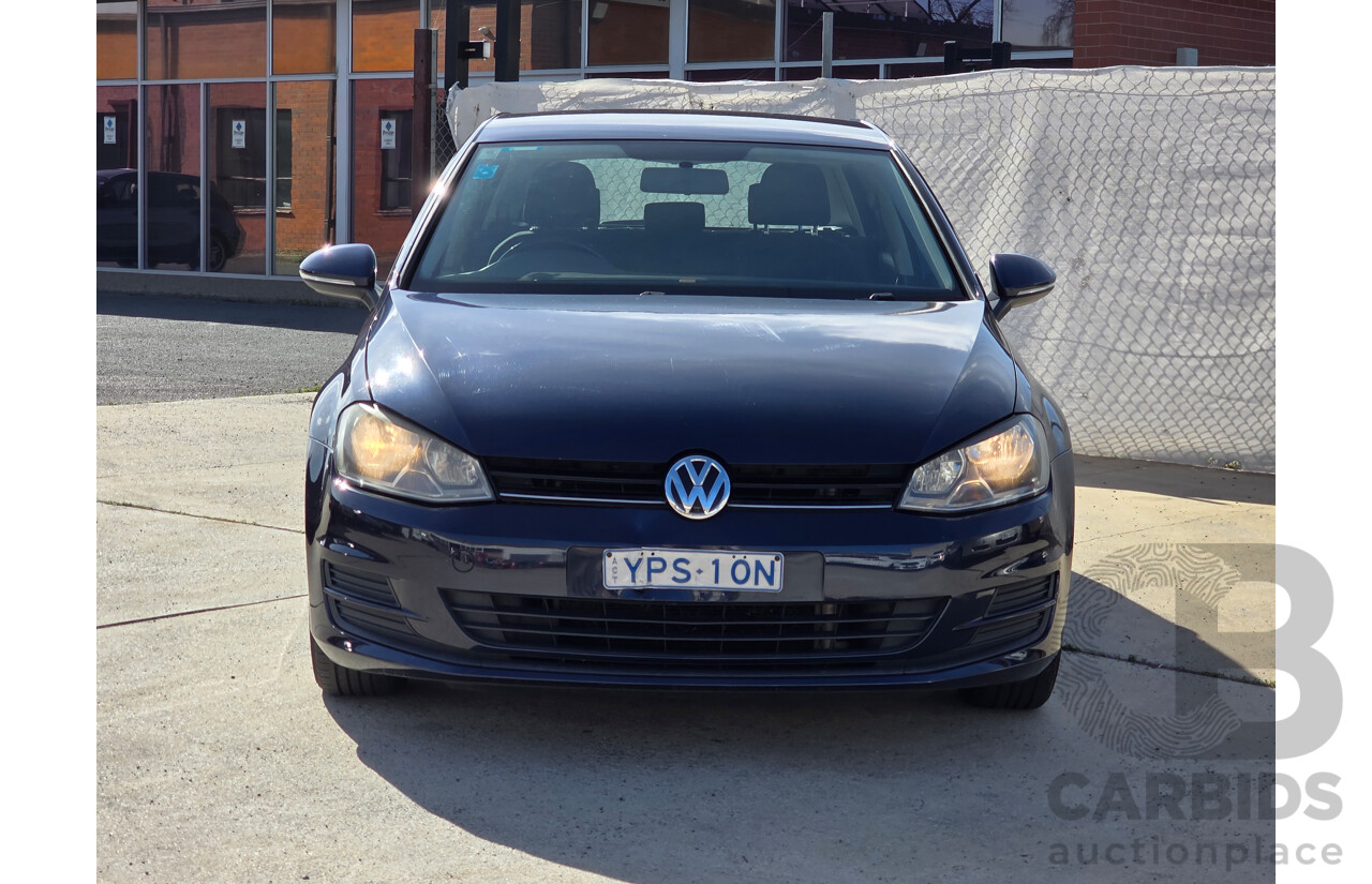 10/2013 Volkswagen Golf 90 TSI AU 5d Hatchback Blue 1.4L