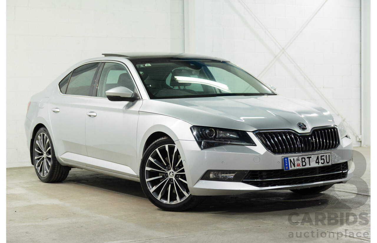 11/2016 Skoda Superb 206 TSI (4x4) NP MY17 4d Sedan Brilliant Silver Metallic Turbo 2.0L