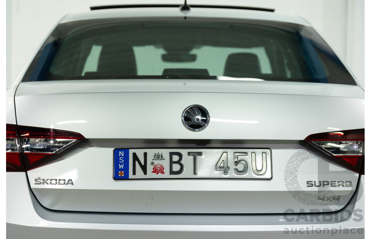 11/2016 Skoda Superb 206 TSI (4x4) NP MY17 4d Sedan Brilliant Silver Metallic Turbo 2.0L