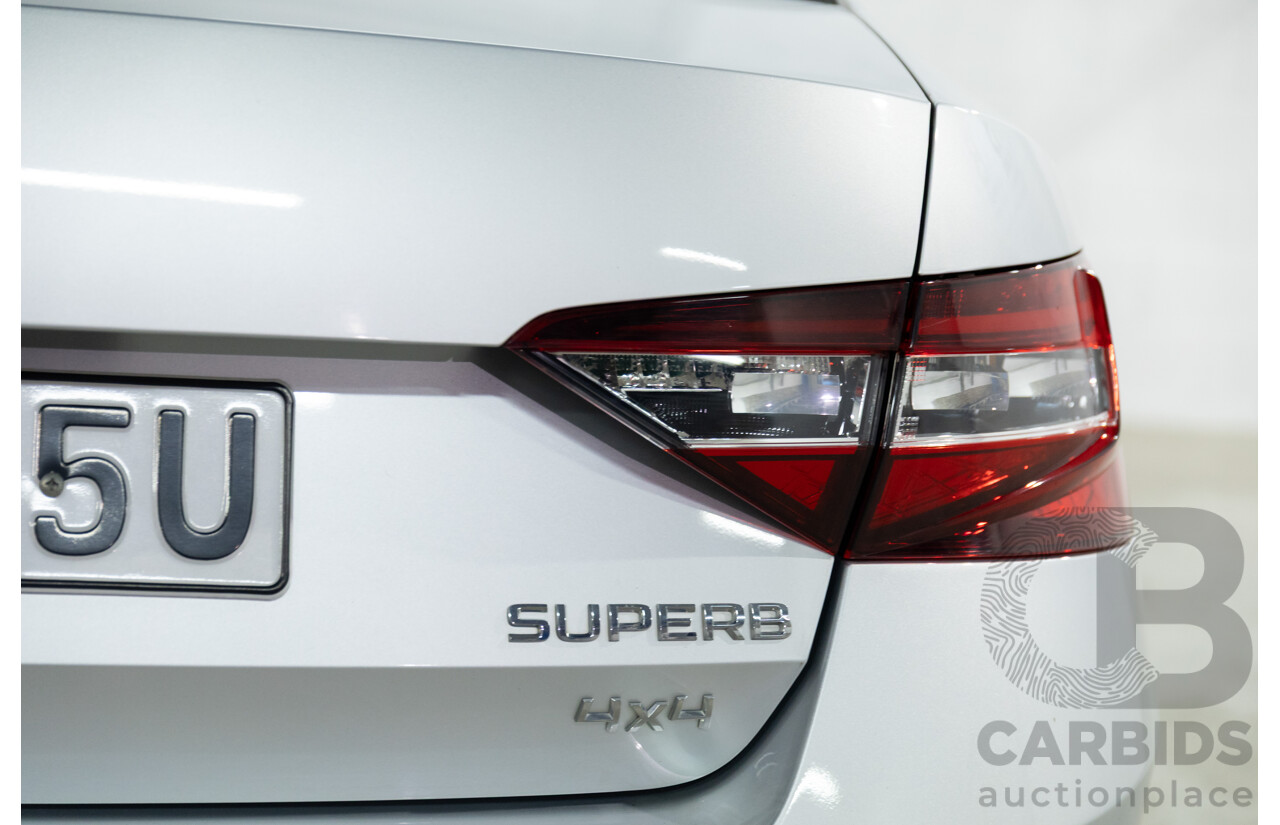 11/2016 Skoda Superb 206 TSI (4x4) NP MY17 4d Sedan Brilliant Silver Metallic Turbo 2.0L