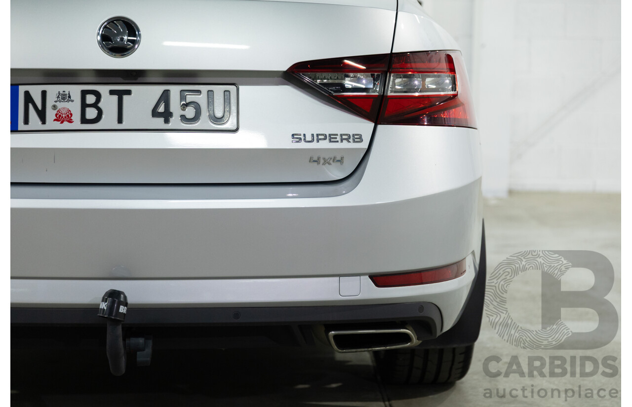 11/2016 Skoda Superb 206 TSI (4x4) NP MY17 4d Sedan Brilliant Silver Metallic Turbo 2.0L