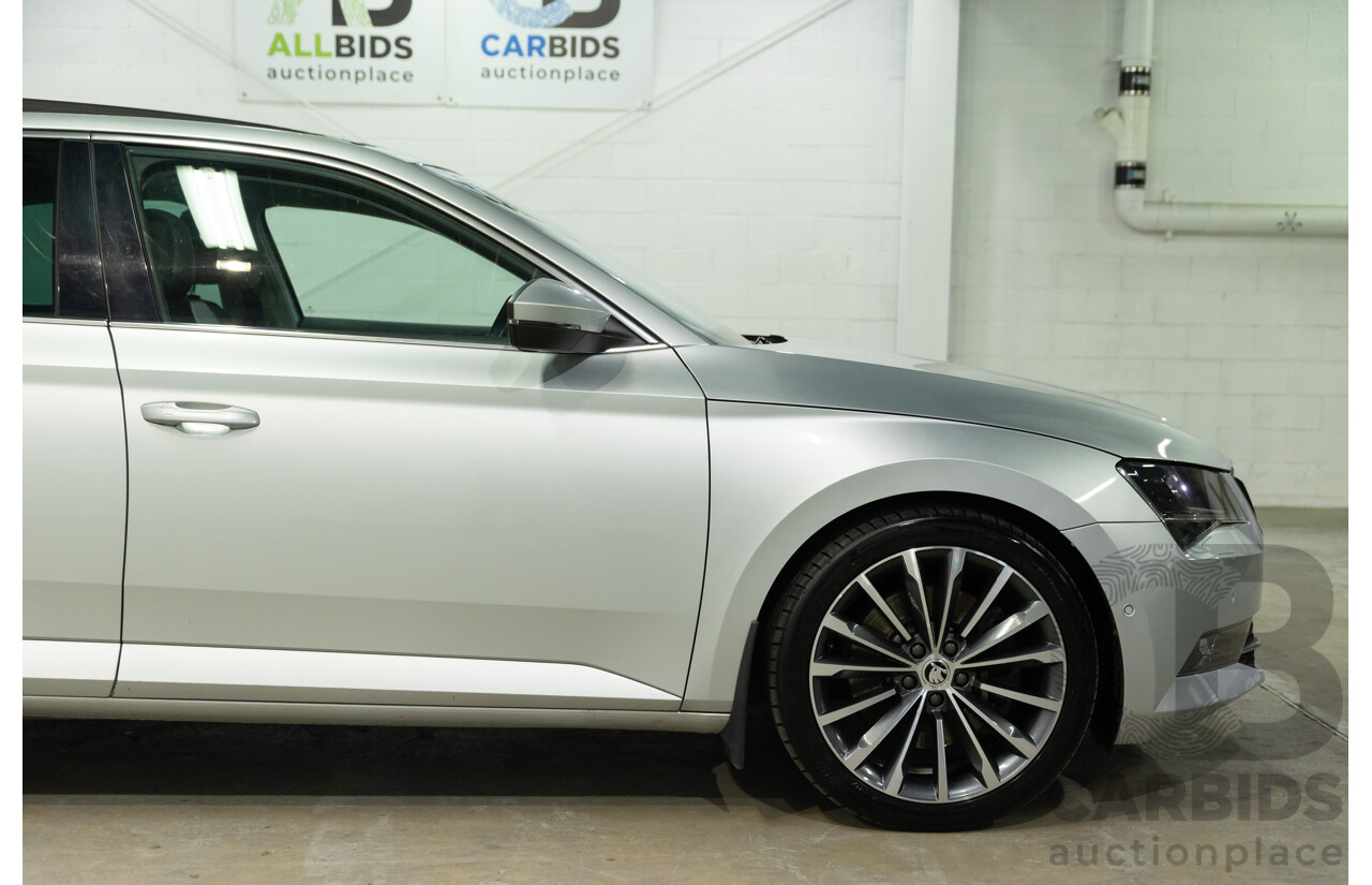 11/2016 Skoda Superb 206 TSI (4x4) NP MY17 4d Sedan Brilliant Silver Metallic Turbo 2.0L