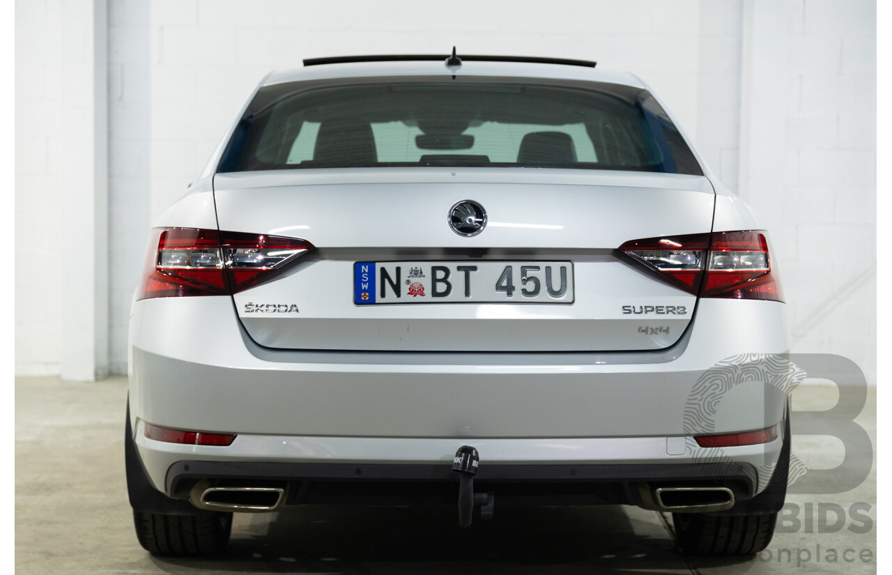 11/2016 Skoda Superb 206 TSI (4x4) NP MY17 4d Sedan Brilliant Silver Metallic Turbo 2.0L