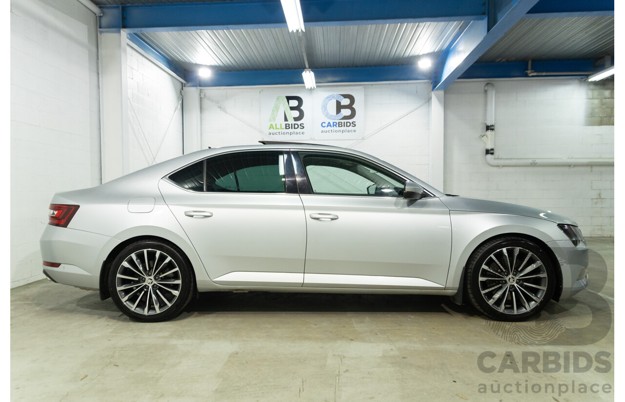 11/2016 Skoda Superb 206 TSI (4x4) NP MY17 4d Sedan Brilliant Silver Metallic Turbo 2.0L