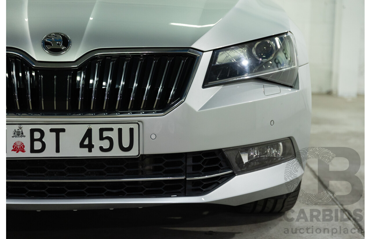 11/2016 Skoda Superb 206 TSI (4x4) NP MY17 4d Sedan Brilliant Silver Metallic Turbo 2.0L