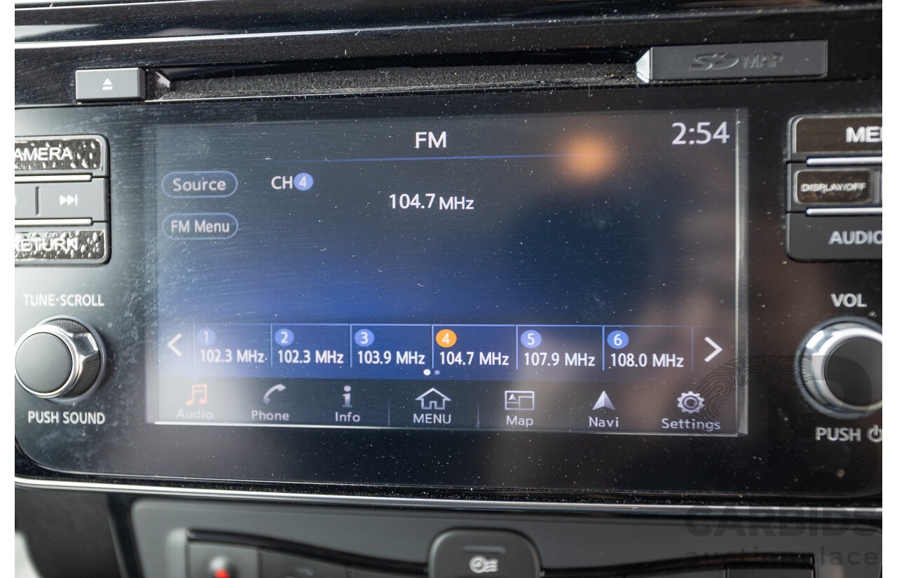 02/2018 Nissan Leaf ZE1 5d Hatchback Ivory Pearl /Dark Blue Pearl Dedicated Electric EV AC110kW - 07/21 Import