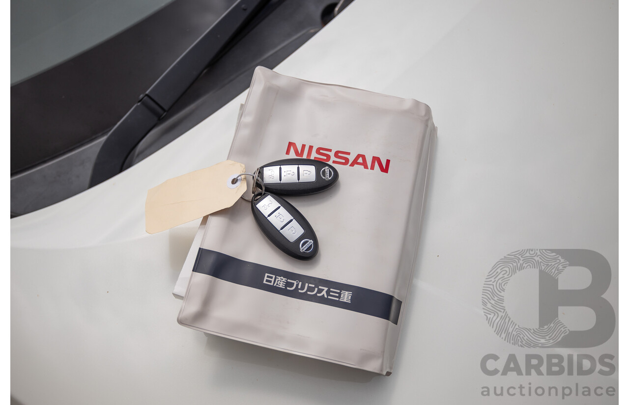 02/2018 Nissan Leaf ZE1 5d Hatchback Ivory Pearl /Dark Blue Pearl Dedicated Electric EV AC110kW - 07/21 Import