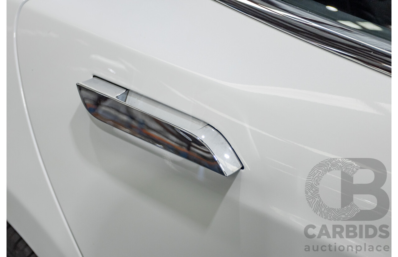 10/2017 Tesla Model S 75 MY17 4D Hatchback Pearl White - Dedicated Electric EV 235kw