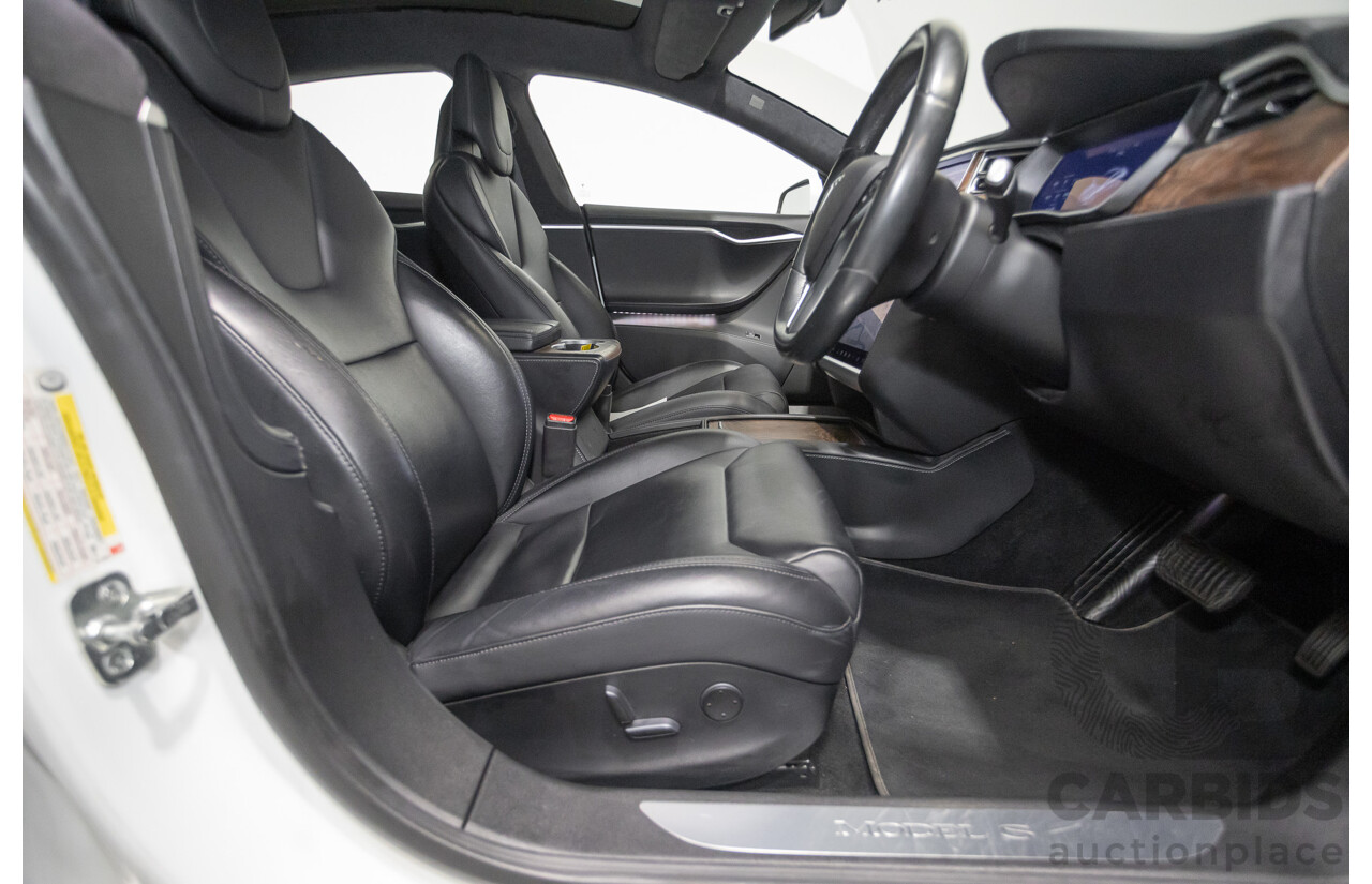 10/2017 Tesla Model S 75 MY17 4D Hatchback Pearl White - Dedicated Electric EV 235kw