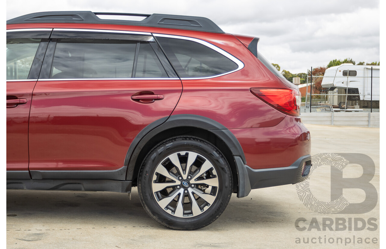 05/2015 Subaru Outback 2.5i Premium (AWD) MY15 4D Wagon Red 2.5L