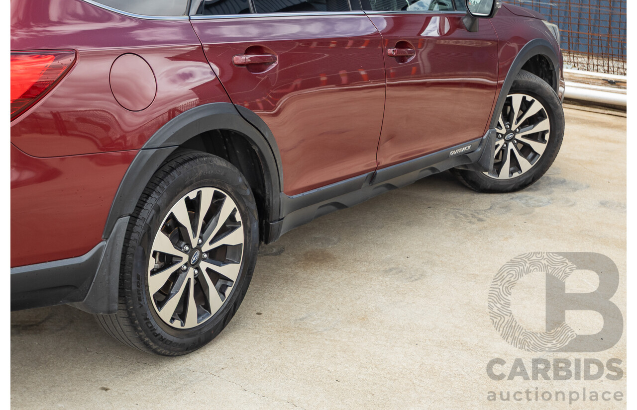 05/2015 Subaru Outback 2.5i Premium (AWD) MY15 4D Wagon Red 2.5L