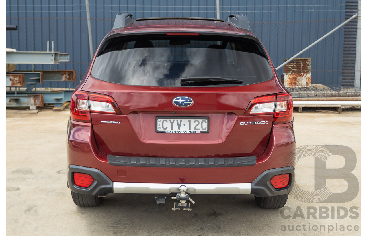 05/2015 Subaru Outback 2.5i Premium (AWD) MY15 4D Wagon Red 2.5L