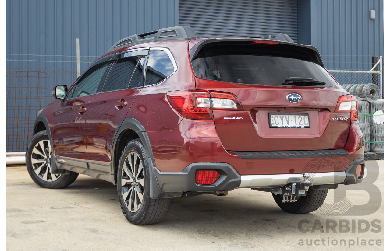 05/2015 Subaru Outback 2.5i Premium (AWD) MY15 4D Wagon Red 2.5L