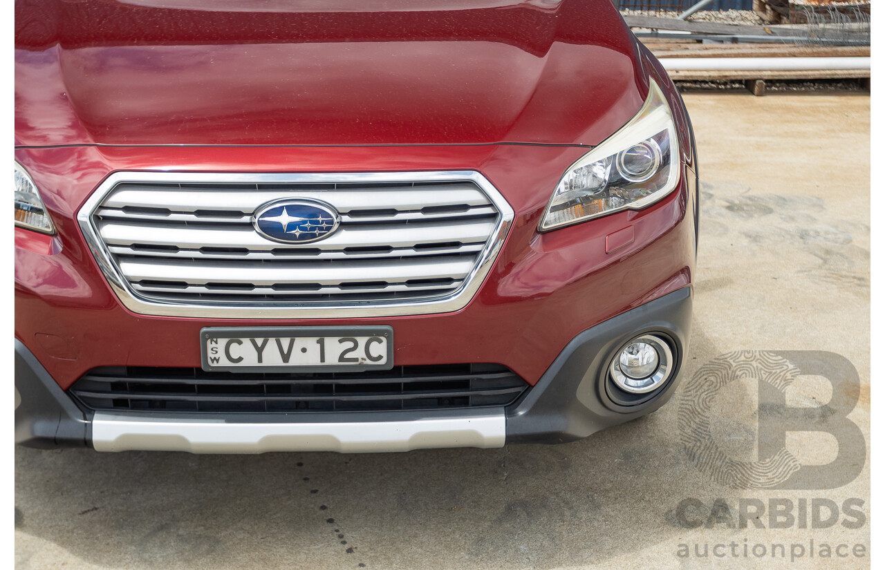 05/2015 Subaru Outback 2.5i Premium (AWD) MY15 4D Wagon Red 2.5L