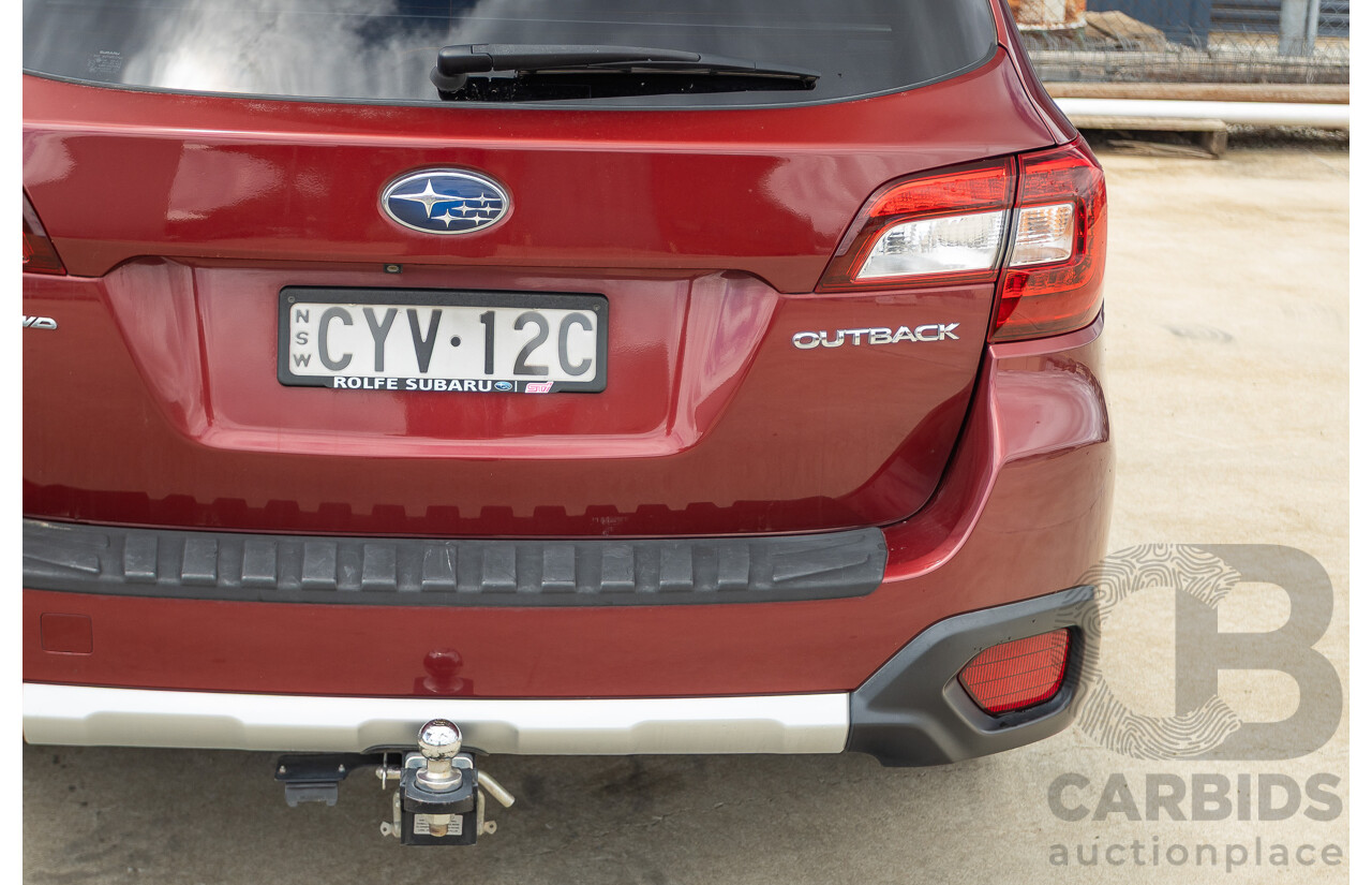 05/2015 Subaru Outback 2.5i Premium (AWD) MY15 4D Wagon Red 2.5L