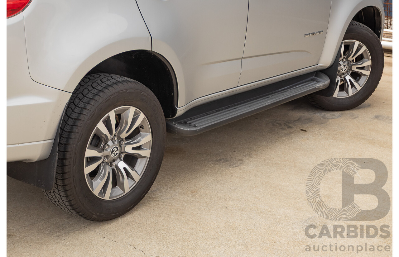 3/2017 Holden Trailblazer LTZ (4x4) RG MY17 4D Wagon Satin Steel Grey Turbo Diesel 2.8L