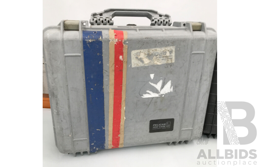 Pelican 1550 and 1520 Protector Cases and Blueline Case - Lot of 3