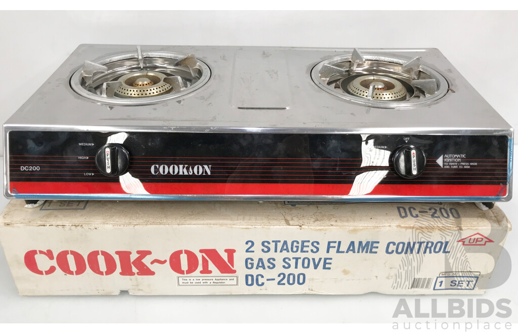 COOK-ON (DC-200) 2 Stages Flame Control Gas Stove