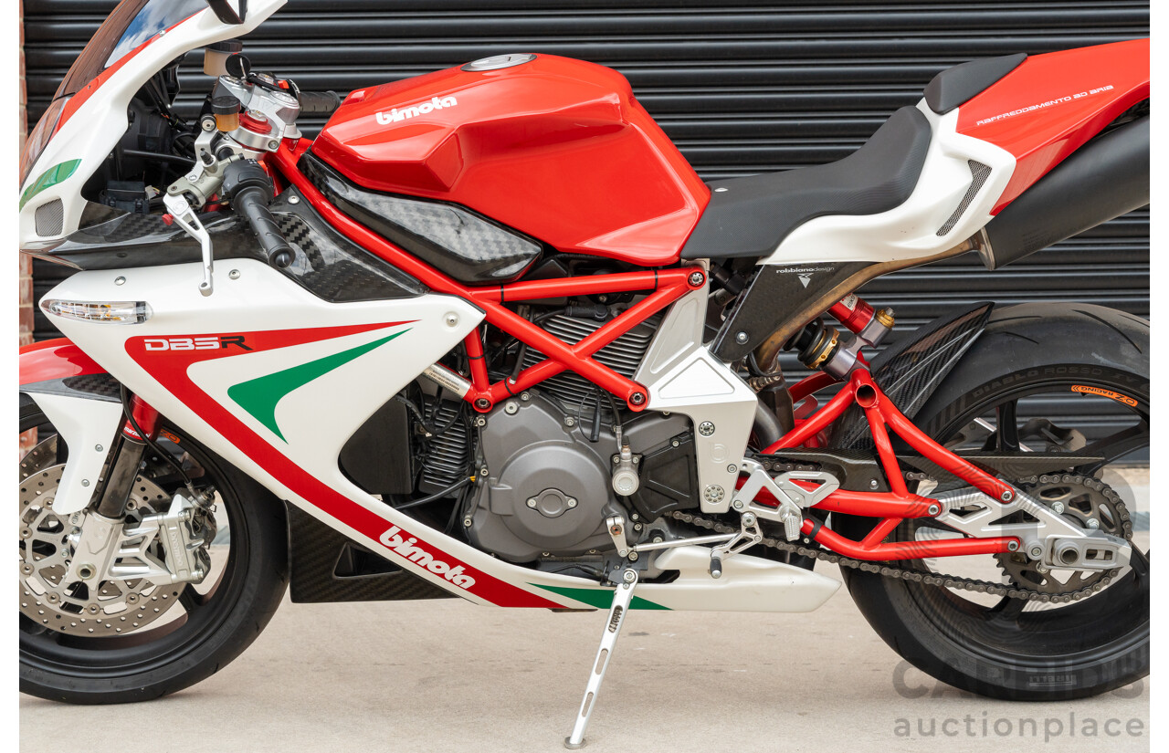 02/2013 Bimota DB5R EVO Super Sport Motorcycle 1078cc Red