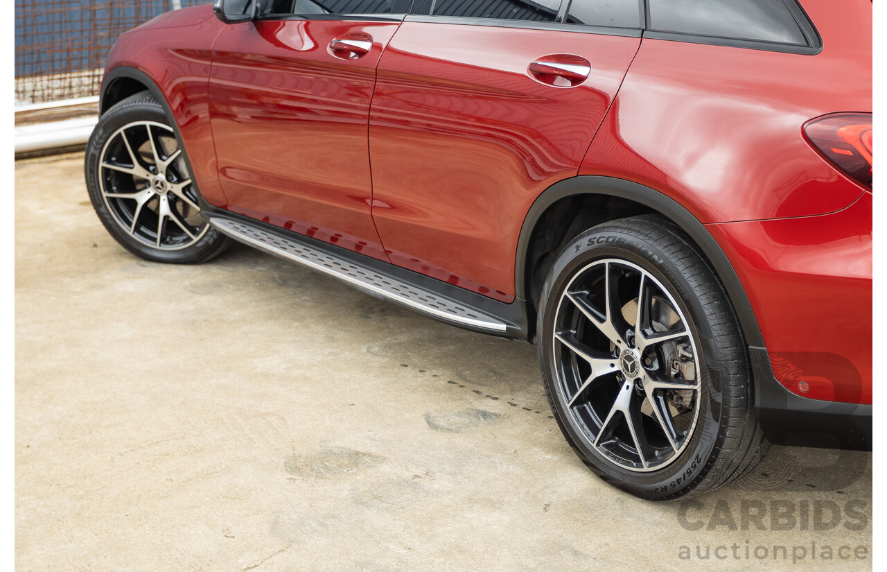 2/2020 Mercedes-Benz GLC300 4MATIC (AWD) X253 MY20 4D Wagon Designo Hyacinth Red Turbo 2.0L